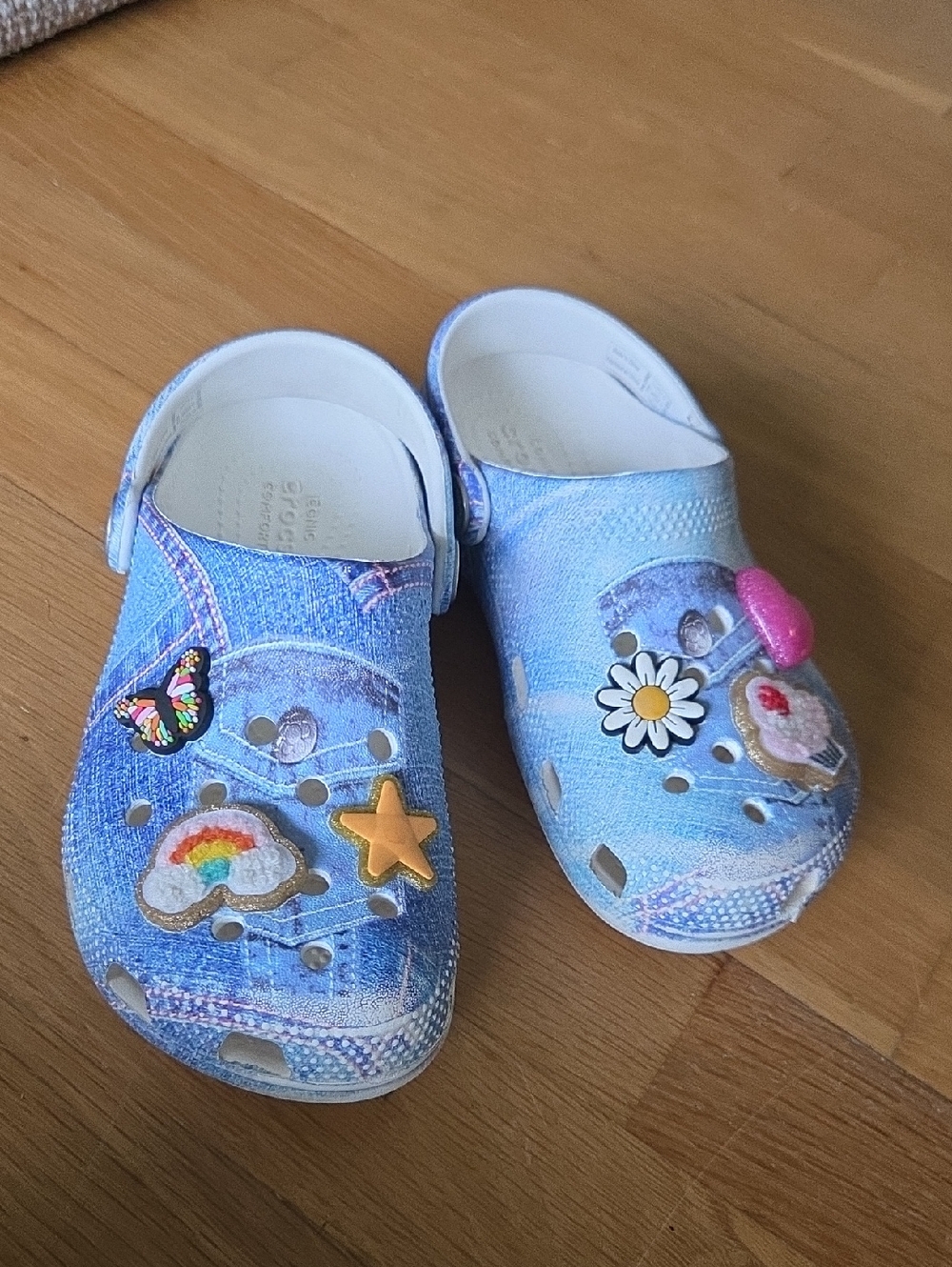 CROCS Denim Patch Clog- Fun Charms